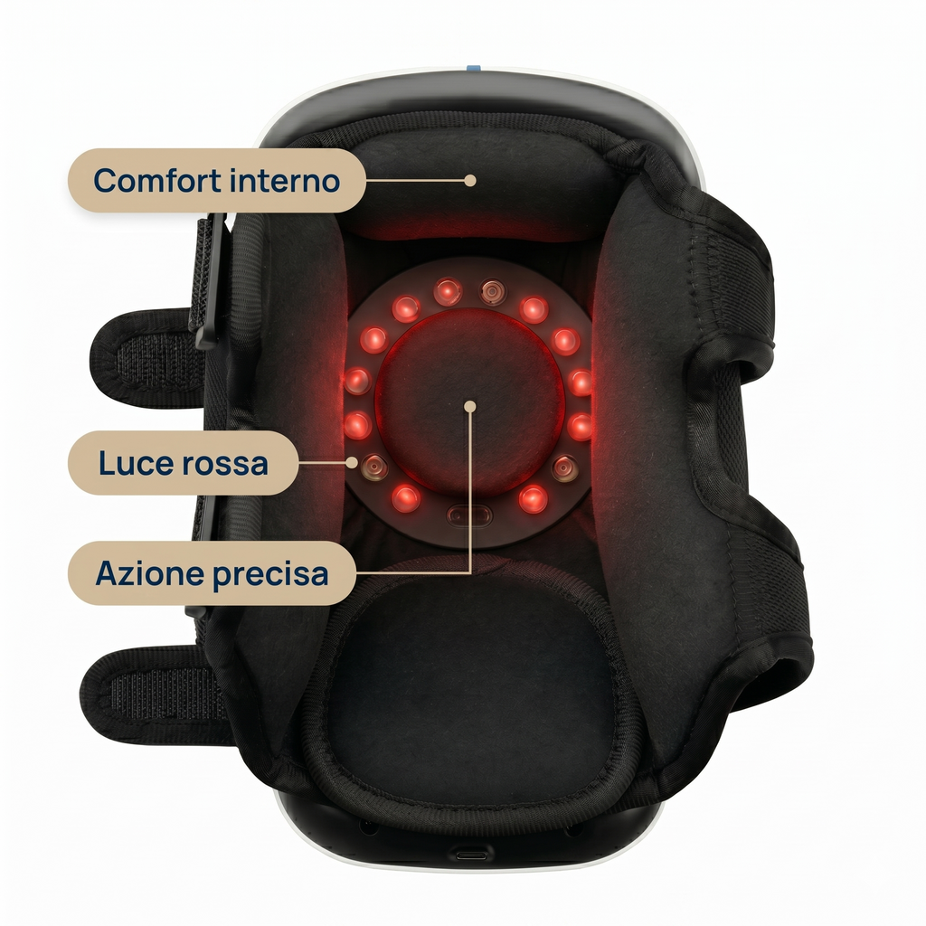 Kit Benessere Ginocchia - 15 minuti di calore e massaggio per ritrovare comfort a fine giornata
